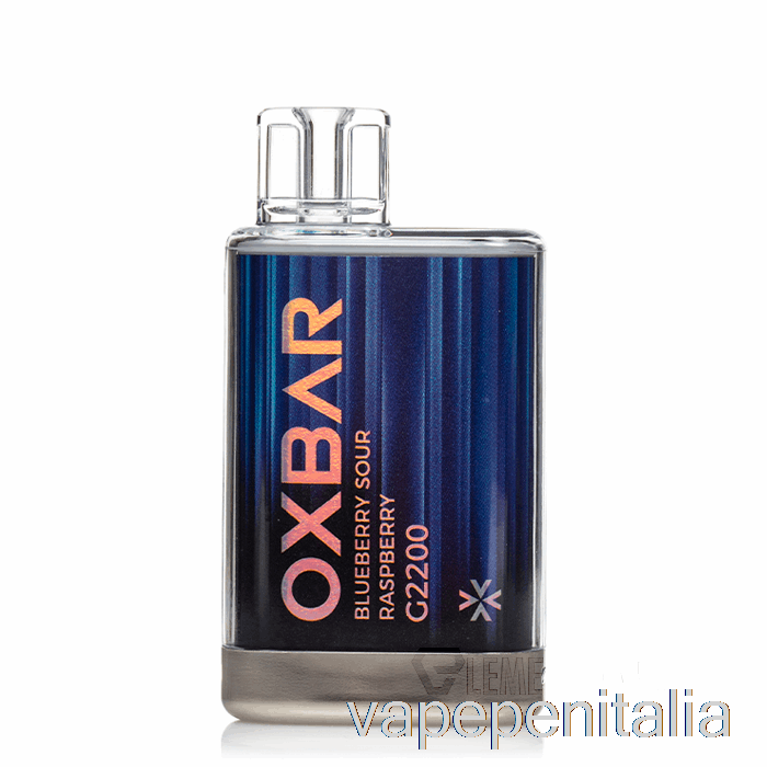 Vape In Italia Oxbar G2200 Mirtillo Lampone Acido Usa E Getta